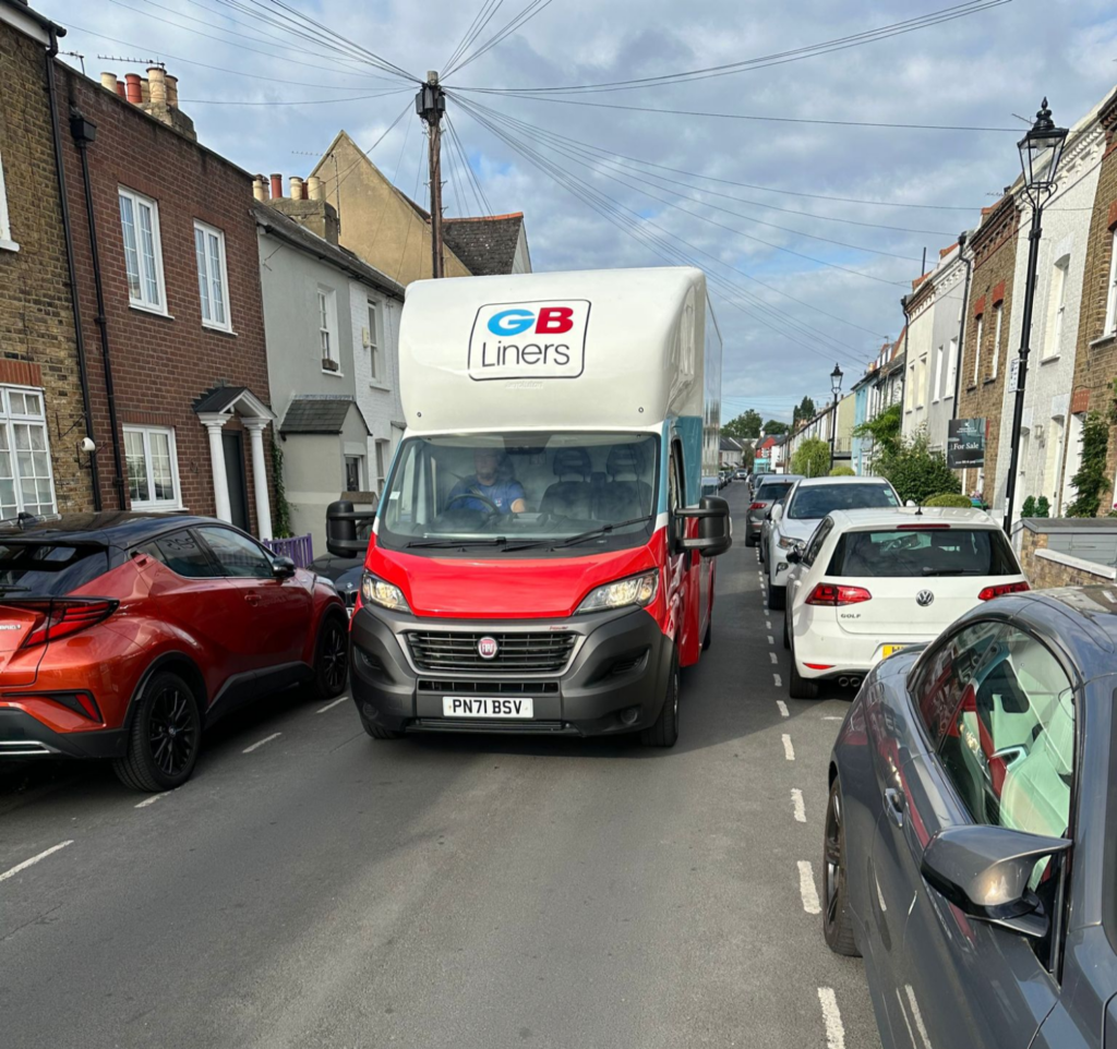 Our removal van, ready to help our client in their move across the UK.