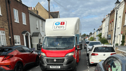 Our removal van, ready to help our client in their move across the UK.