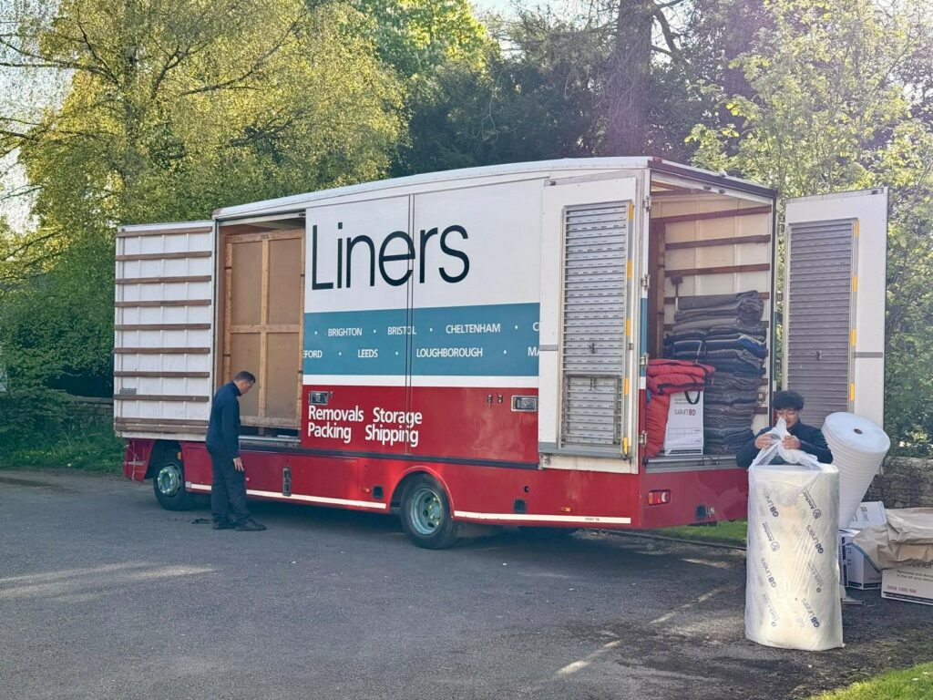 Our moving van, packed and ready to go!