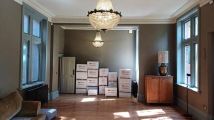 GB Liners Moving boxes, freshly packed!
